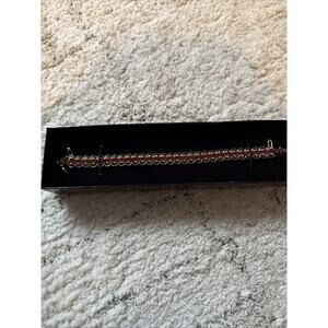 NIB Joan Rivers Simulated Ruby 2 in 1 Line Bracelet & Jacket